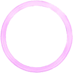 Hand Drawn Pink Circle Graphic PNG image