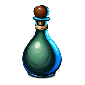 Hand-drawn Potion Bottle Png 15 PNG image