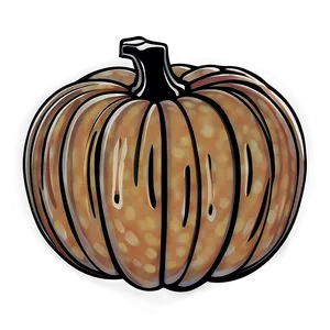 Hand-drawn Pumpkin Outline PNG Iuh