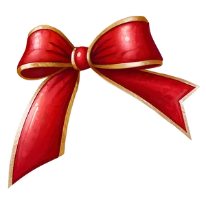 Hand Drawn Red Bow PNG 9 PNG