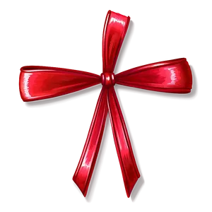 Hand Drawn Red Bow PNG Rvg44 PNG