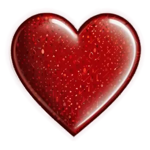Hand Drawn Red Heart Emoji PNG Hex61 PNG
