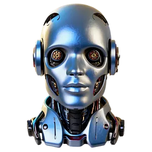 Hand-drawn Robot Head PNG Lnh74 PNG