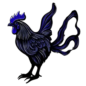 Hand-drawn Rooster PNG Fgx