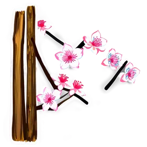 Hand Drawn Sakura PNG Tbe23 PNG