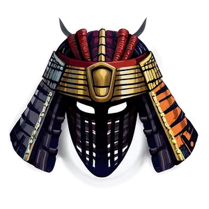 Hand-drawn Samurai Helmet Png 06132024 PNG image