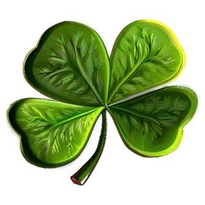 Hand Drawn Shamrock PNG Xrb53