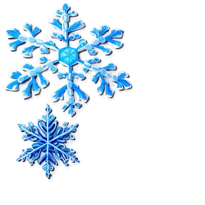 Hand-drawn Snowflake Artwork PNG Ffh PNG
