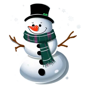 Hand Drawn Snowman Png 05032024 PNG image