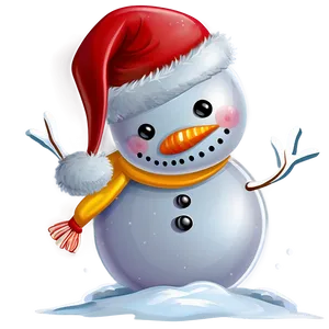 Hand Drawn Snowman Png Ovp PNG image