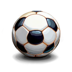 Hand Drawn Soccer Ball PNG 24 PNG