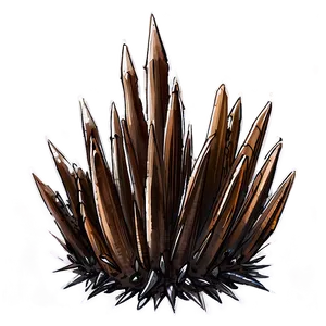 Hand-drawn Spikes Sketch PNG Fvq44 PNG
