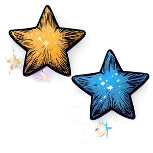 Hand Drawn Star Clipart PNG 06202024 PNG
