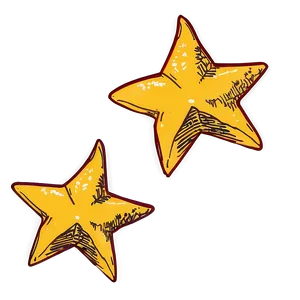 Hand Drawn Star Clipart PNG 06202024 PNG