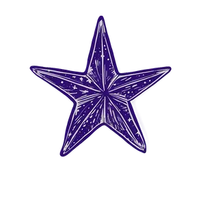 Hand Drawn Star Vector PNG Eyc64