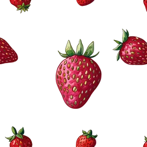 Hand Drawn Strawberry PNG Aqd88
