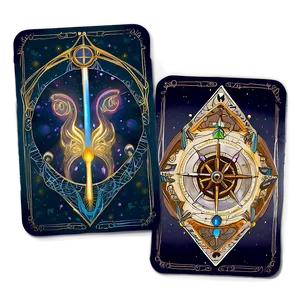 Hand-drawn Tarot Art PNG Ltb PNG