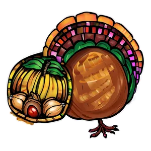 Hand Drawn Thanksgiving Png 05212024 PNG image