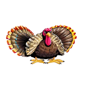 Hand Drawn Turkey PNG 05032024