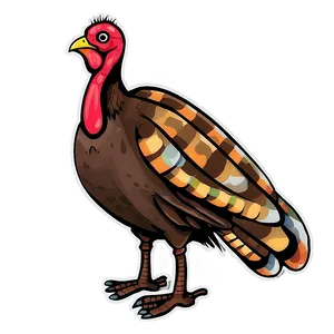Hand Drawn Turkey PNG 05032024
