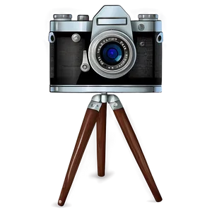 Hand-drawn Vintage Camera Png Pxn PNG image