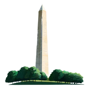 Hand Drawn Washington Monument Illustration PNG Ulc PNG