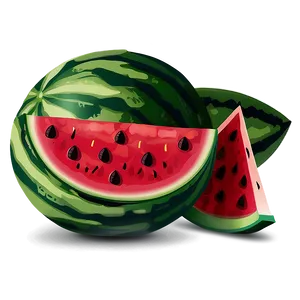 Hand Drawn Watermelon PNG Dou PNG