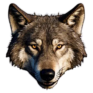 Hand-drawn Wolf Head Picture PNG 20 PNG