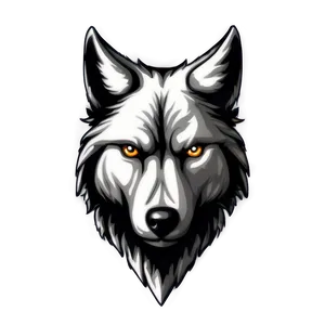 Hand-drawn Wolf Head Picture PNG Hyd PNG