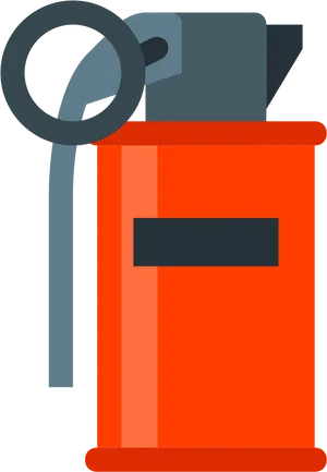 Hand Grenade Vector Illustration