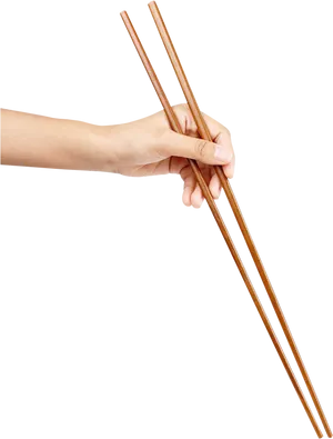 Hand Holding Chopsticks PNG