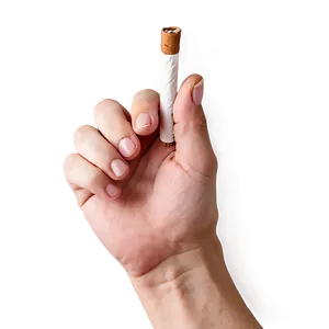 Hand Holding Cigarette Png 05232024 PNG image