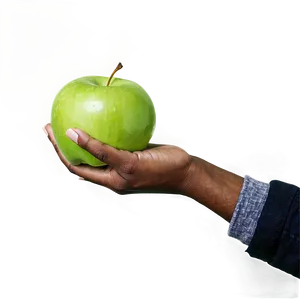 Hand Holding Green Apple PNG 38 PNG