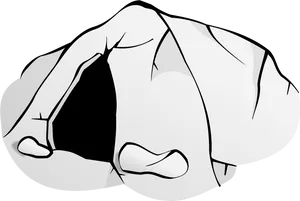 Hand Holding Invisible Flute PNG