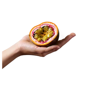 Hand Holding Passion Fruit Png 06252024 PNG image