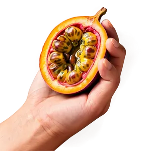 Hand Holding Passion Fruit Png 16 PNG image