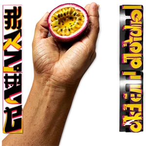 Hand Holding Passion Fruit Png 32 PNG image