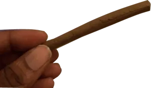 Hand Holding Rolled Blunt PNG image