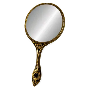 Hand Mirror Frame PNG 36