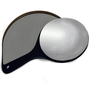 Hand Mirror Outline PNG 06212024