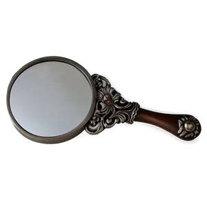 Hand Mirror With Flowers PNG 8