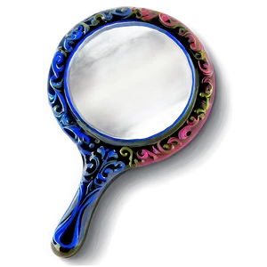 Hand Mirror With Stand PNG 06212024 PNG