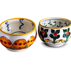 Hand-painted Ceramic Bowls Png 98 PNG image