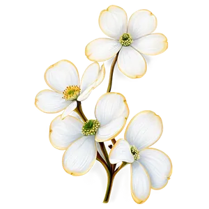 Hand Painted Dogwood PNG Ftw PNG