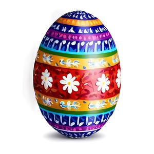 Hand Painted Easter Egg PNG 05252024 PNG