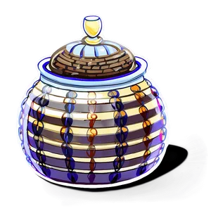 Hand-painted Honey Pot PNG Vqt50 PNG