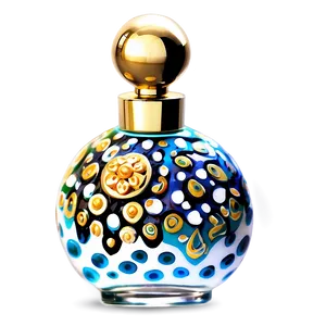 Hand-painted Perfume Bottle PNG 06212024