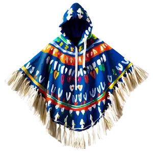 Hand-painted Poncho Art PNG 35 PNG