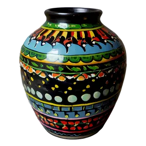 Hand-painted Pottery Png 06132024 PNG image