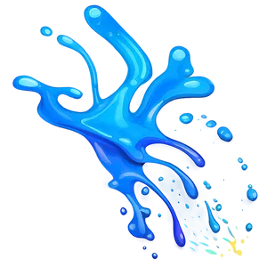 Hand Painted Splash PNG Ydw